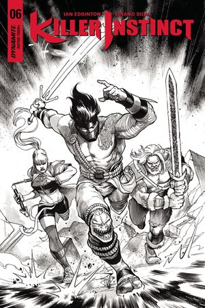 Killer Instinct #6 (Cover E 20 Copy Cinar B&w Cover)