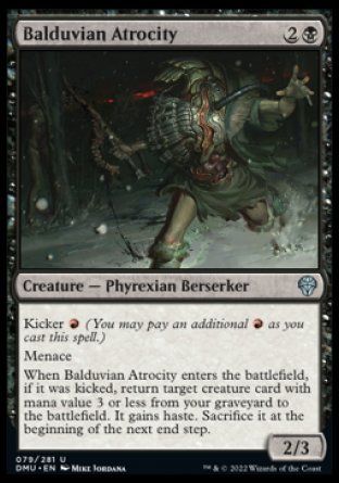 Balduvian Atrocity (Dominaria United) Trading Card