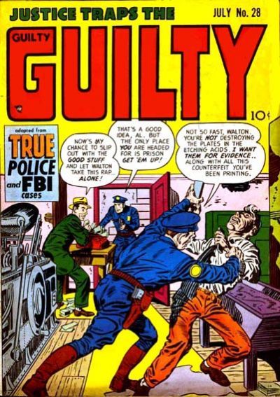 Justice Traps the Guilty #28 Comic
