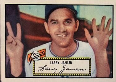 Larry Jansen 1952 Topps #5 Sports Card