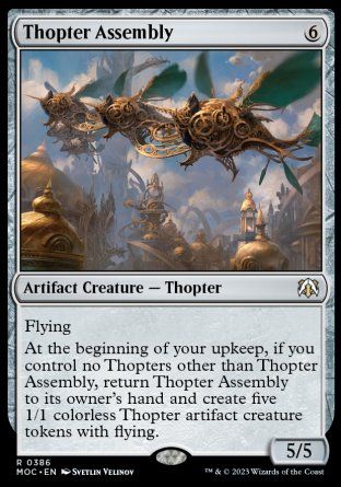 Thopter Assembly (March of the Machine Commander Decks) Trading Card