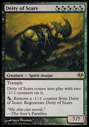 Deity of Scars (Eventide) Trading Card