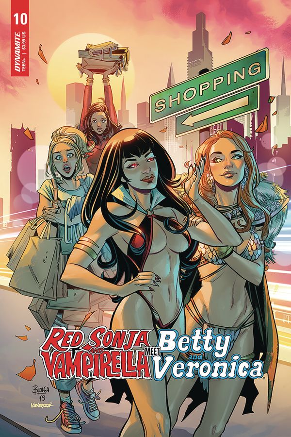 Red Sonja Vampirella Betty Veronica #10 (Cover C Braga)