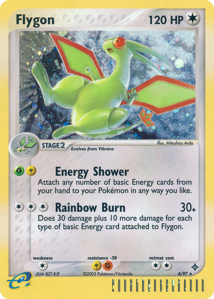 Flygon (4/97) - Dragon Pokémon Card