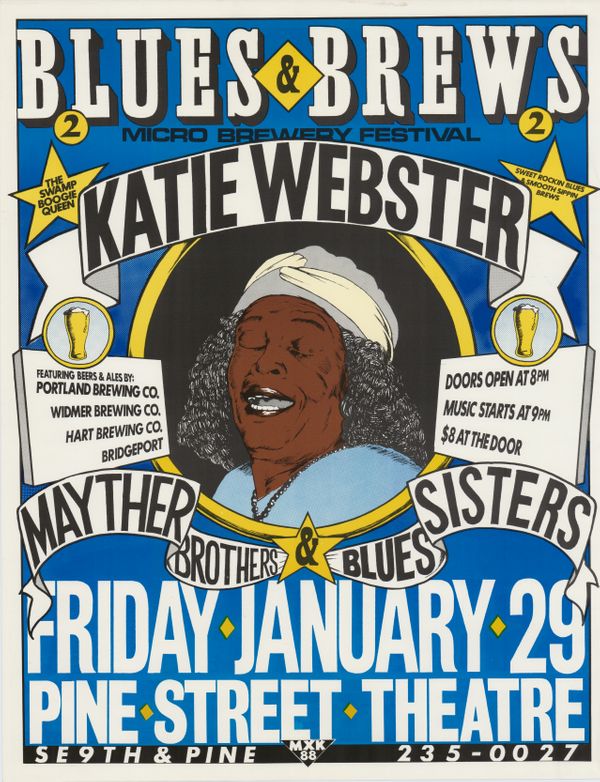 MXP-195.1 Blues And Brews featuring Katie Webster Pine Street Theatre 1988