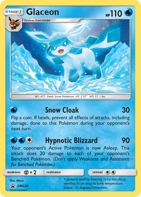 Glaceon (SM238) - SM Black Star Promos