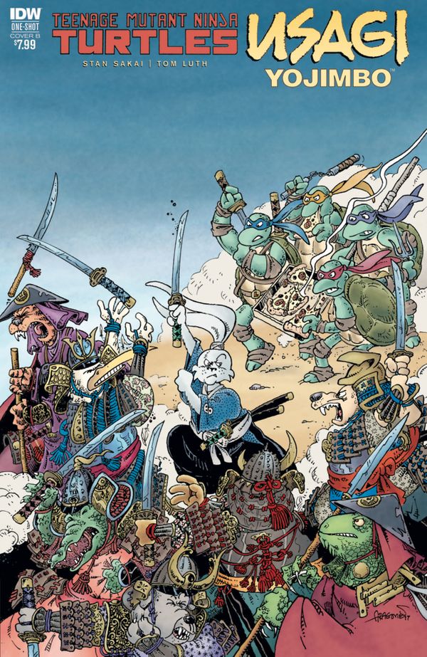 Teenage Mutant Ninja Turtles/Usagi Yojimbo #1 (Cover B Aragones)
