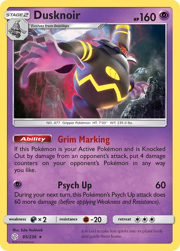 Dusknoir (85/236) - Cosmic Eclipse