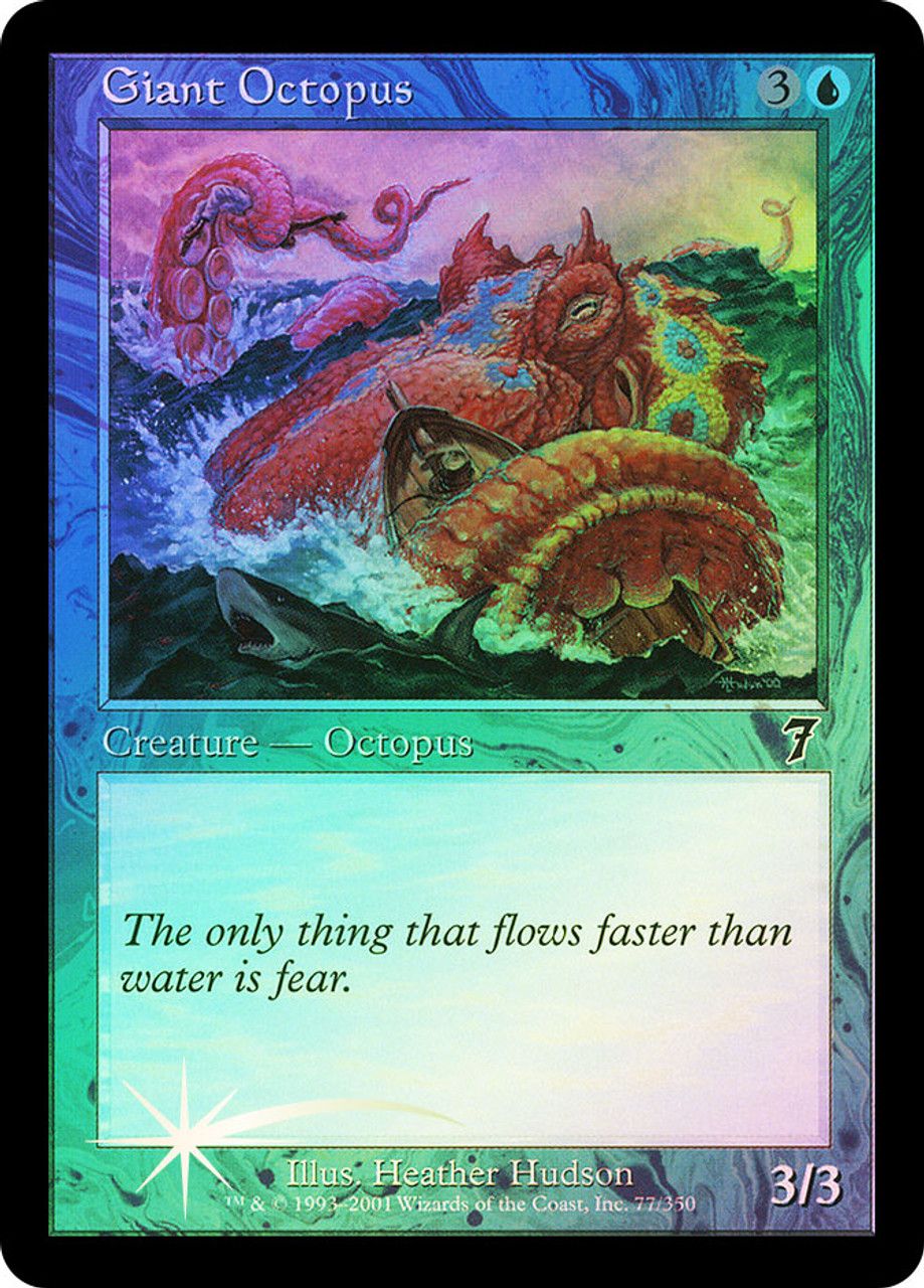 Giant Octopus (7th Edition - Foil) Trading Card