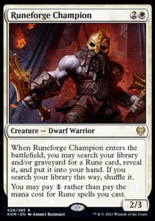 Runeforge Champion (Kaldheim) Trading Card