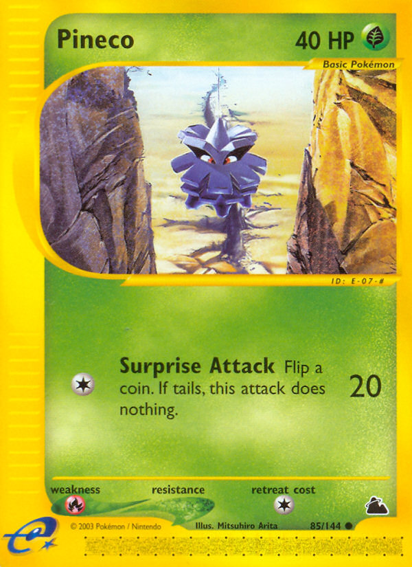 Pineco (85/144) - Skyridge Pokémon Card