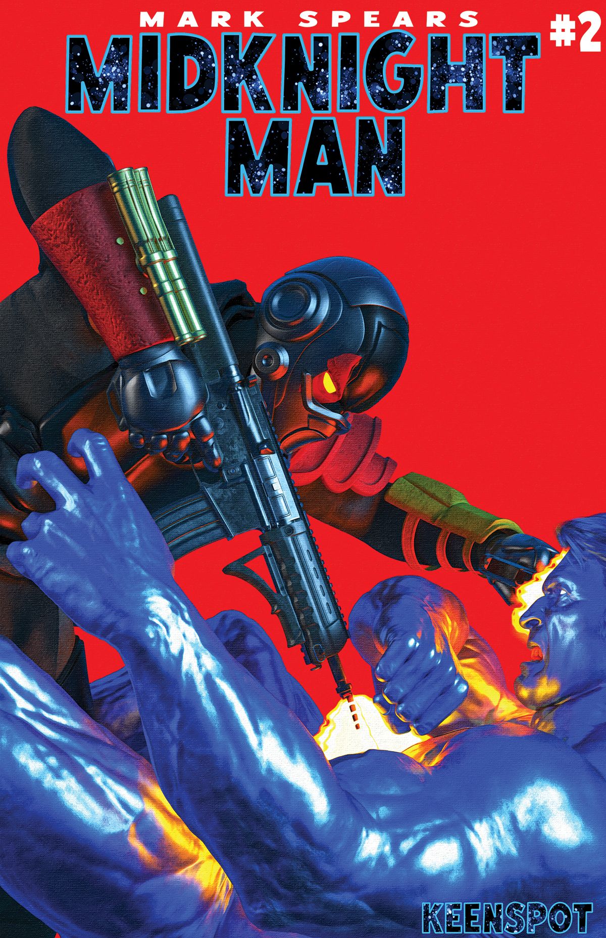 Mark Spears Midknight Man #2 (Cvr B Mark Spears Stay Down Variant) Comic