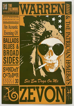 NF-60 Warren Zevon The Fillmore 1988