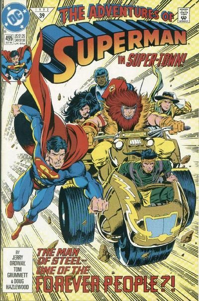 Adventures of Superman #495 Comic