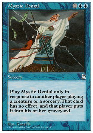 Mystic Denial (Portal Three Kingdoms) Trading Card