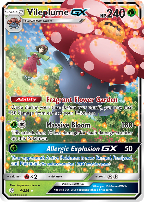 Vileplume GX (4/236) - Cosmic Eclipse