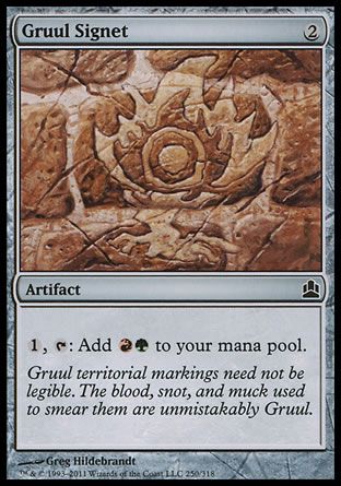 Gruul Signet (MTG Commander) Trading Card