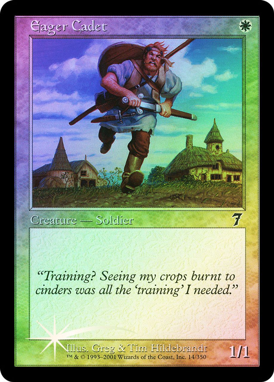 Eager Cadet (7th Edition - Foil) Trading Card