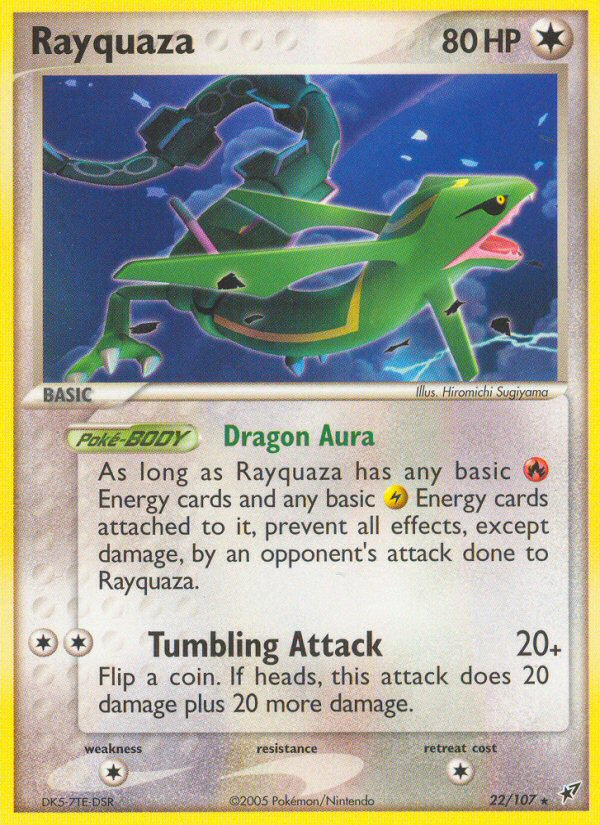 Rayquaza (22/107) - Deoxys Pokémon Card