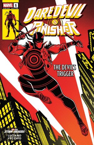 Daredevil/Punisher: The Devil's Trigger #1 (Luciano Vecchio From The Chaos A Costume Variant)