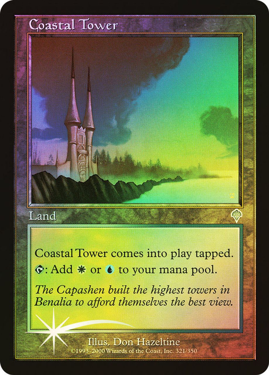 Coastal Tower (Invasion - Foil) Trading Card