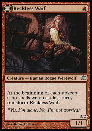 Reckless Waif (Innistrad) Trading Card