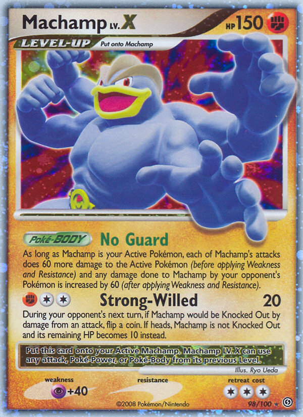 Machamp LV.X (98/100) - Stormfront Pokémon Card