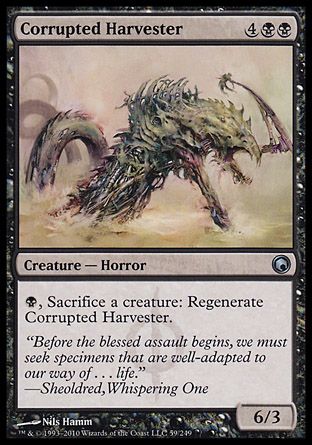 Corrupted Harvester (Scars of Mirrodin) Trading Card