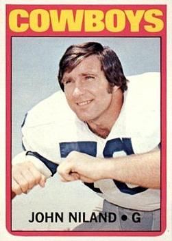 John Niland 1972 Topps #329 Sports Card
