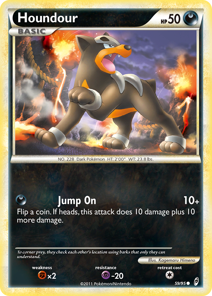 Houndour (59/95) - Call of Legends Pokémon Card