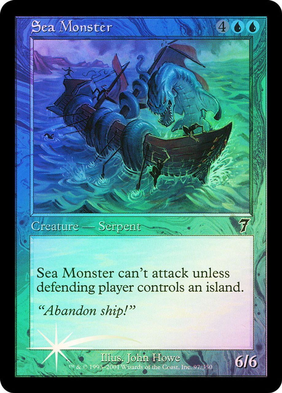 Sea Monster (7th Edition - Foil) Trading Card