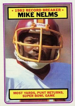 Mike Nelms 1983 Topps #6 Sports Card