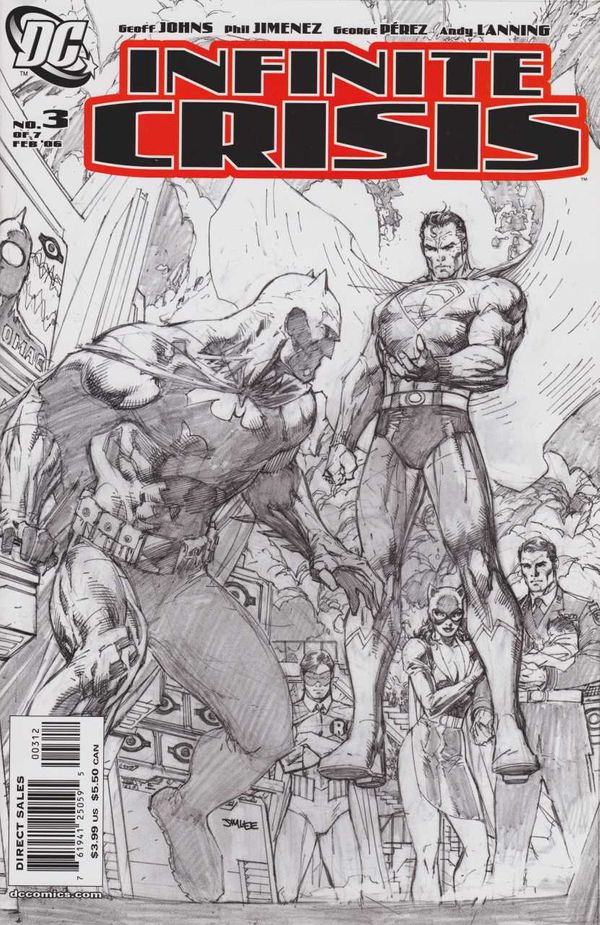 Infinite Crisis #3 (Jim Lee Sketch Variant)