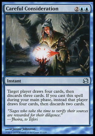 Careful Consideration (Modern Masters) Trading Card