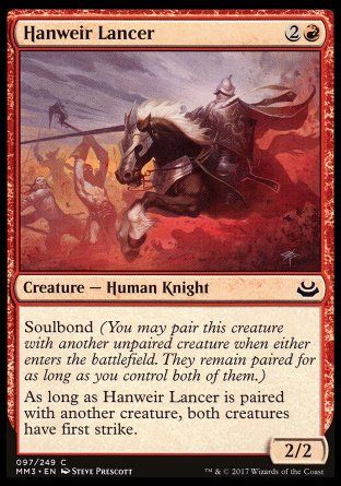 Hanweir Lancer (Modern Masters 2017) Trading Card