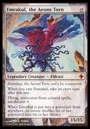 Emrakul, the Aeons Torn (Rise of the Eldrazi) Trading Card