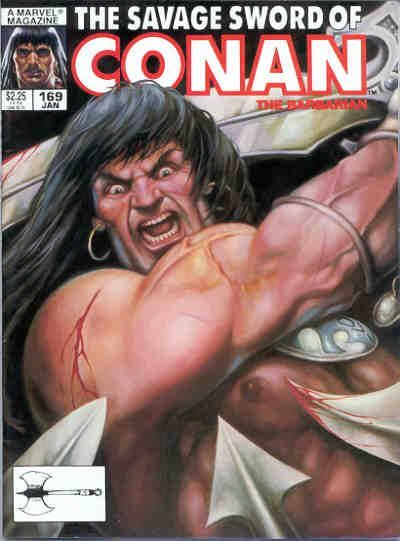 The Savage Sword of Conan #169 Comic