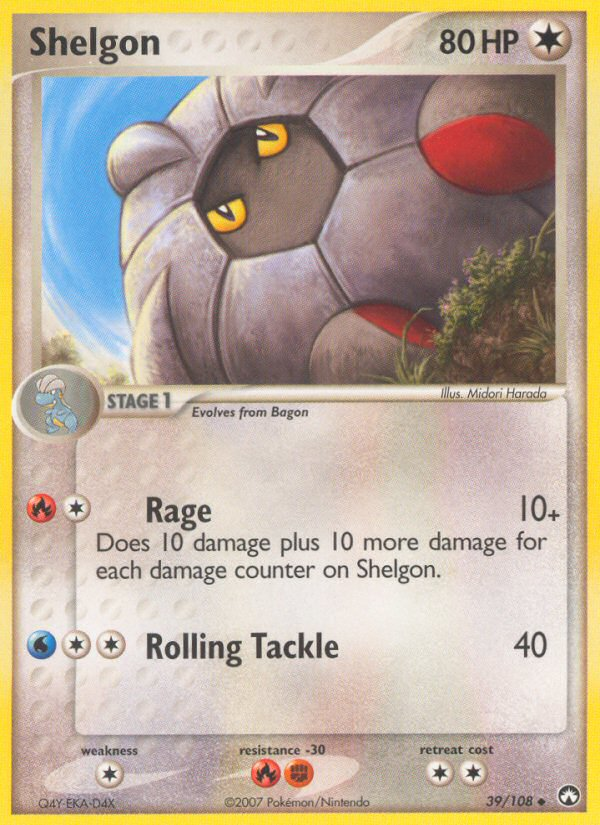 Shelgon (39/108) - Power Keepers Pokémon Card