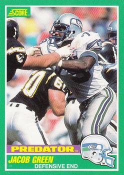 Jacob Green 1989 Score #318 Sports Card