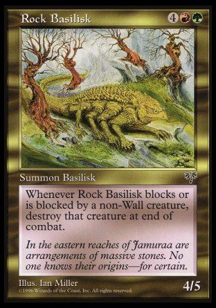 Rock Basilisk (Mirage) Trading Card