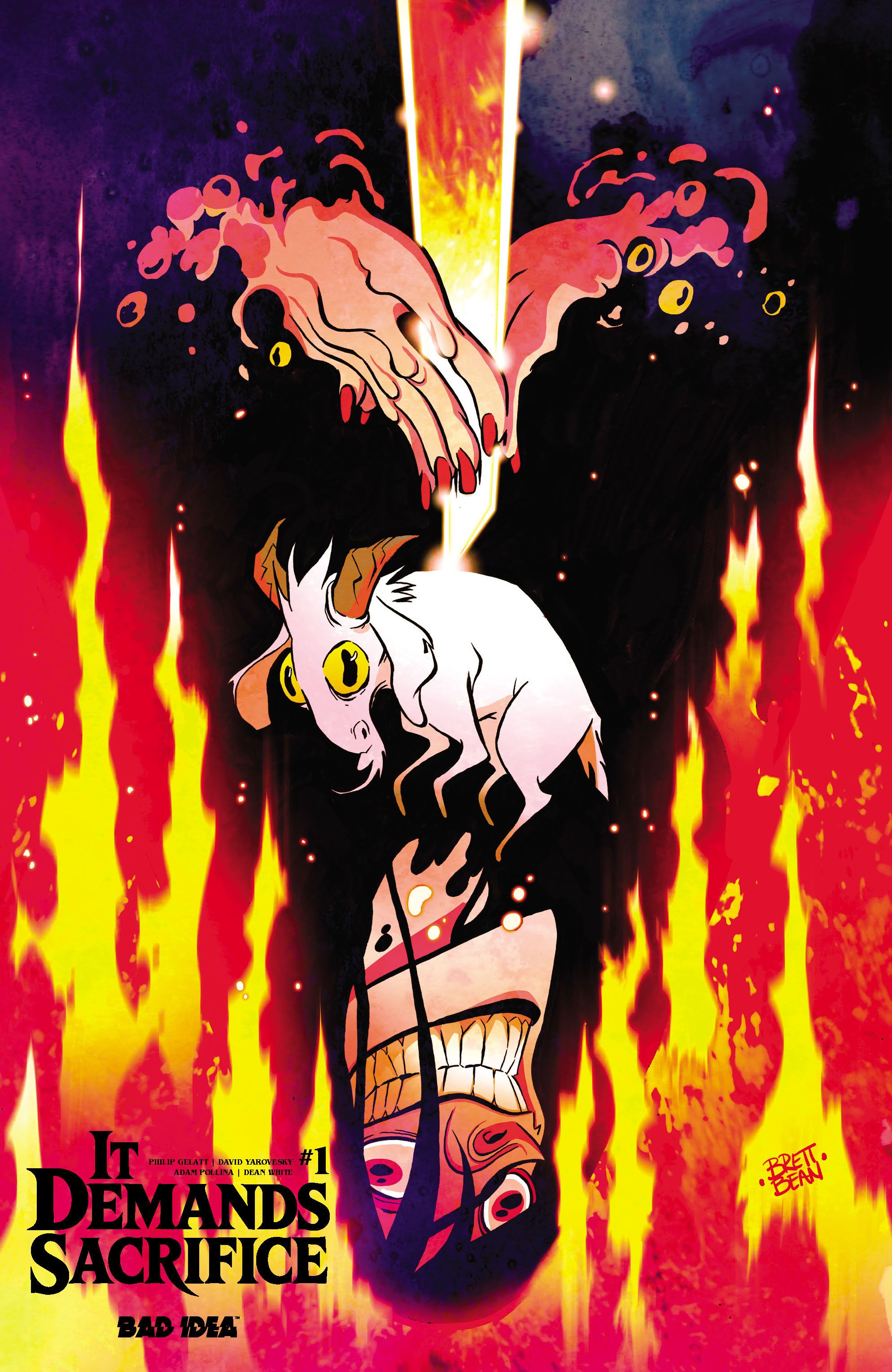 It Demands Sacrifice #1 (Cvr H Inc 1:100 Brett Bean Variant) Comic