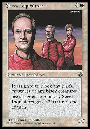 Serra Inquisitors (Homelands) Trading Card