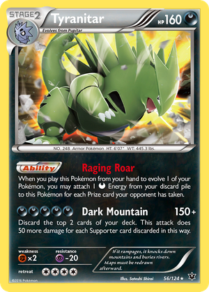 Tyranitar (56/124) - Fates Collide