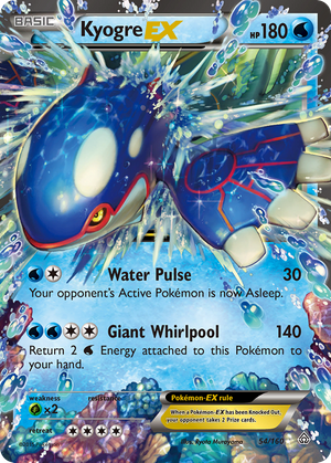 Kyogre EX (54/160) - Primal Clash