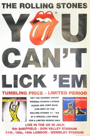 Rolling Stones Don Valley Stadium & Wembley Stadium 1973