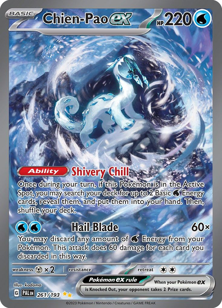 Chien-Pao ex (261/193) - Paldea Evolved Pokémon Card