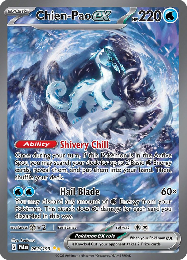 Chien-Pao ex (261/193) - Paldea Evolved