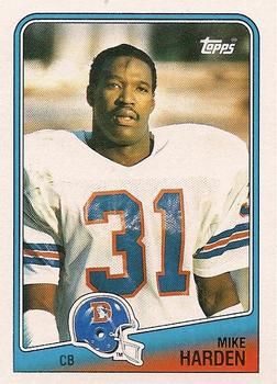 Mike Harden 1988 Topps #36 Sports Card