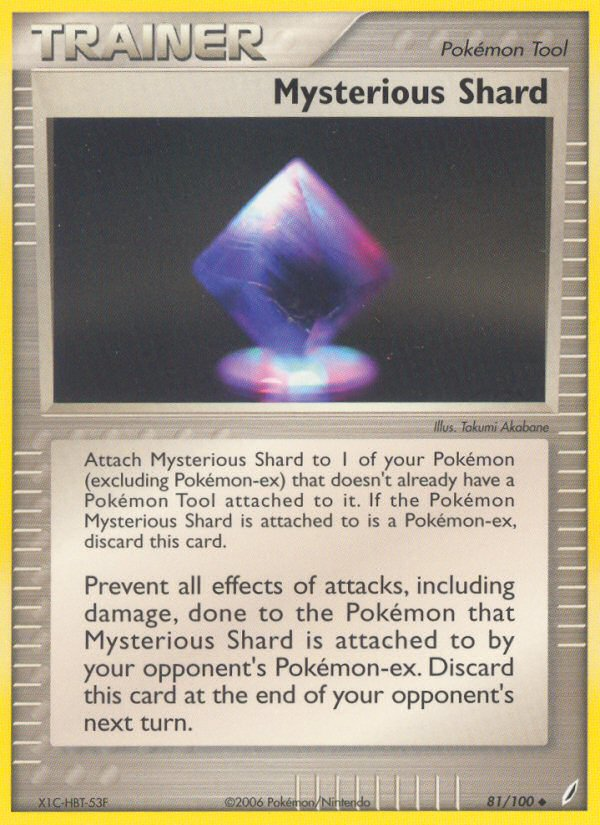 Mysterious Shard (Trainer: Pokémon Tool) (81/100) - Crystal Guardians Pokémon Card