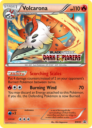 Volcarona (BW40) - BW Black Star Promos